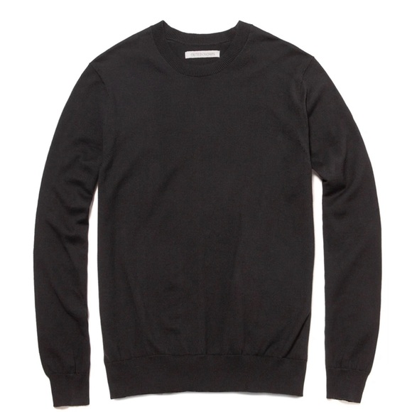 Outerknown T-Shirt Sweater - Pitch Black / XL